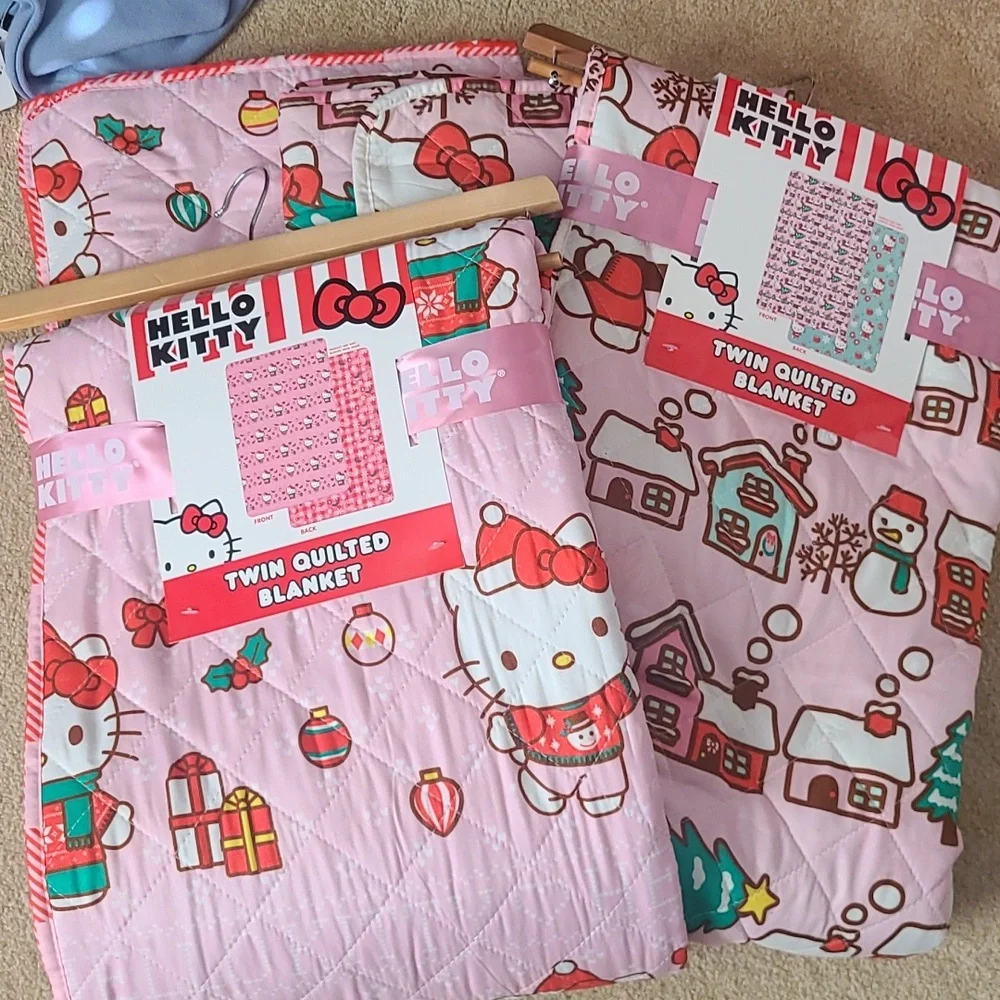 Hello Kitty Quilt Set 🎄 Twin Size